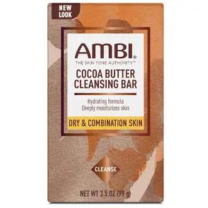 Ambi Cocoa Butter Cleansing Bar 3.5 oz Soap Smooth