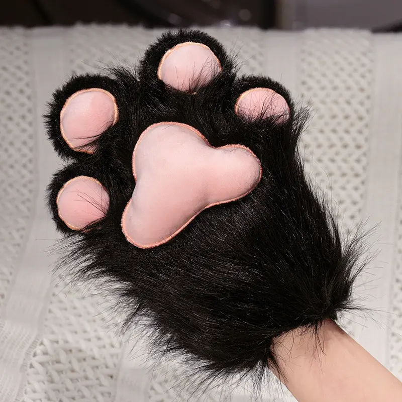 Giant Fluffy Material Fursuit Paw Gloves Bear Style Cute Design Plush Toys Manga Inspired Cat Style Furry Cosplay Furry Parties Giant Fluffy Material Fursuit Paw Gloves Bear Style Cute Design Plush Toys Manga Inspired Cat Style Furry Cosplay Furry Parties