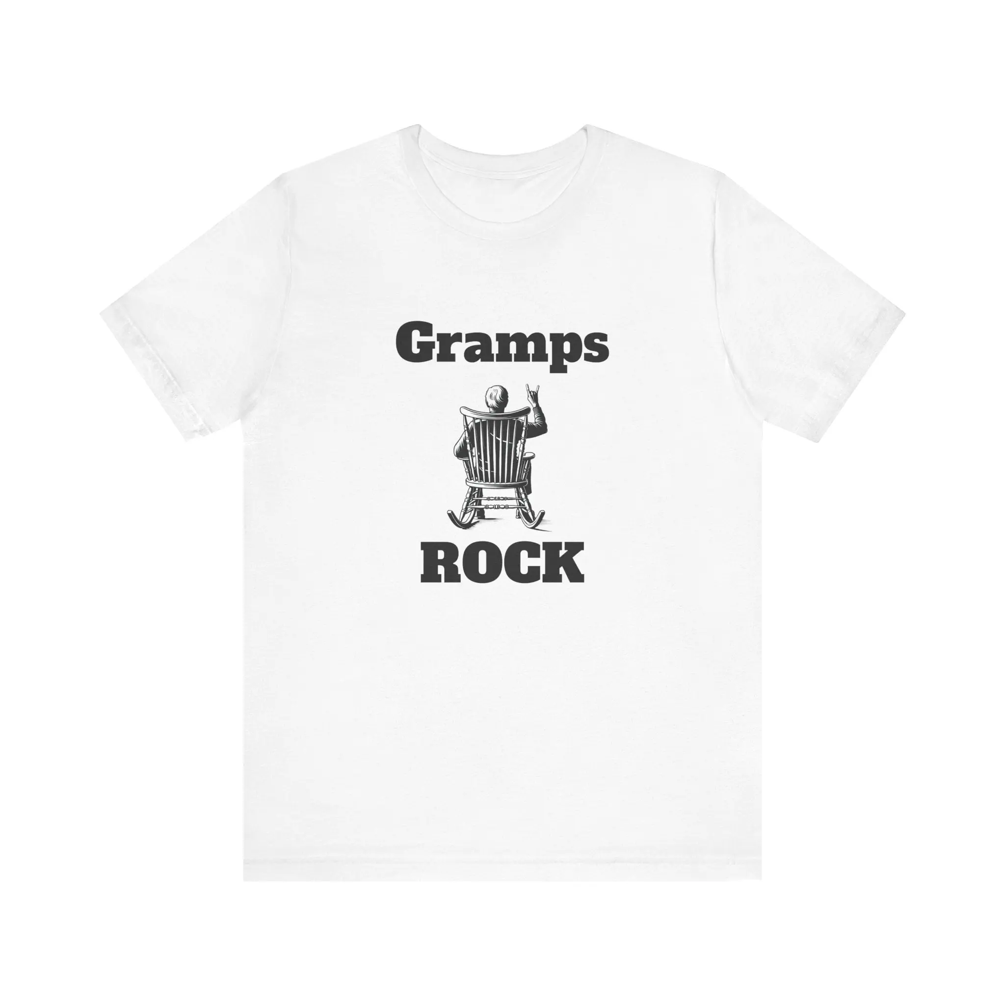 Gramps Rock Mens T-Shirt – Perfect Gift for Grandparents – Casual Trendy Tee graphic tee