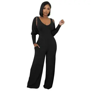 WOMEN TWO PIECE JUMPSUIT SET