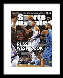 Russell Westbrook LeBron Poster Print Unframe Wall Decor