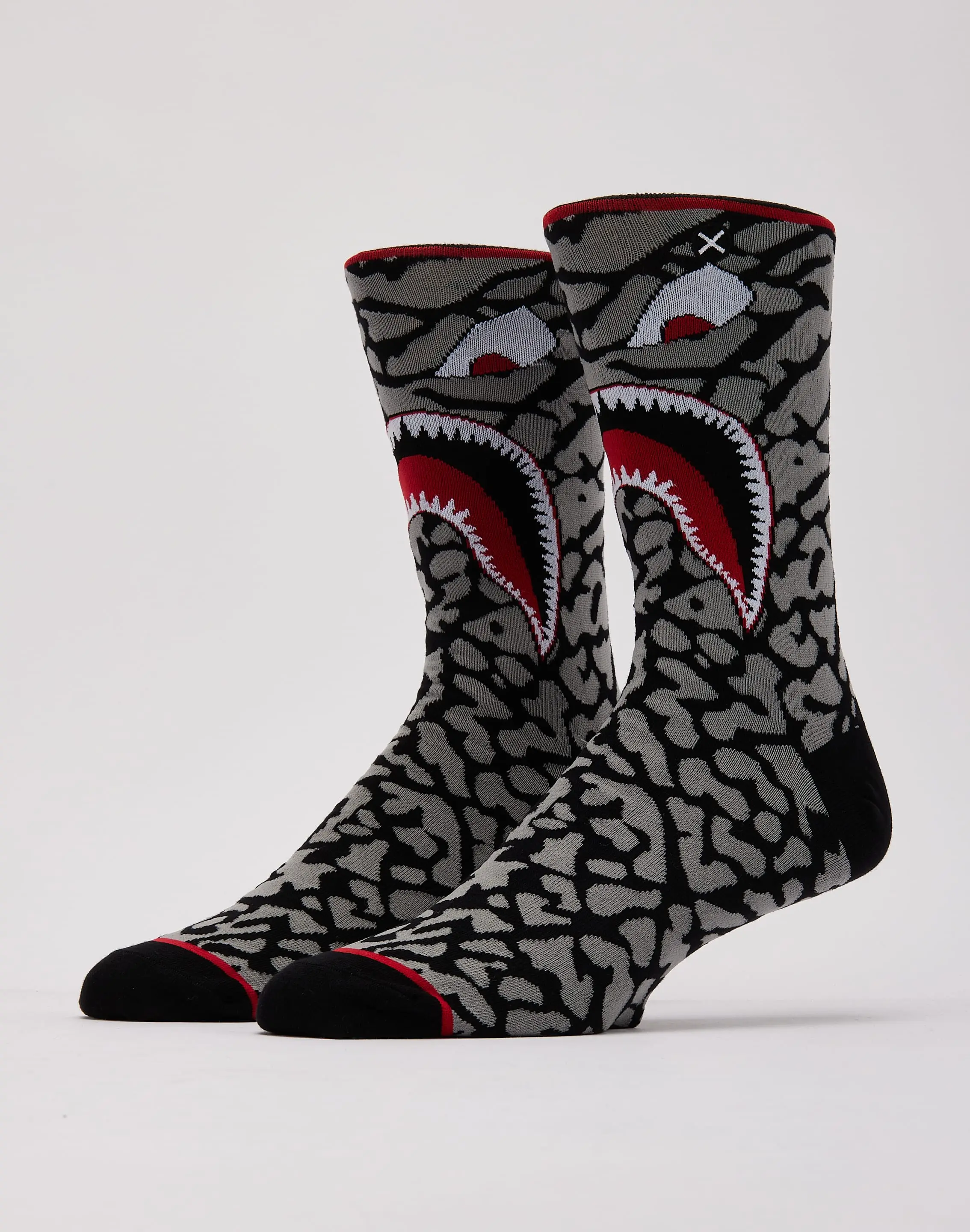 Mens Odd Sox Warplane Elephant Crew Socks