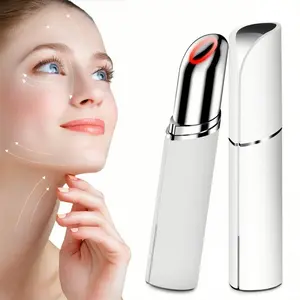 Eye Beauty Instrument, Vibrating Massager, Eye Cream Applicator, Rechargeable Heated Eyelid Massager, Reduces Dark Circles and Fine Lines