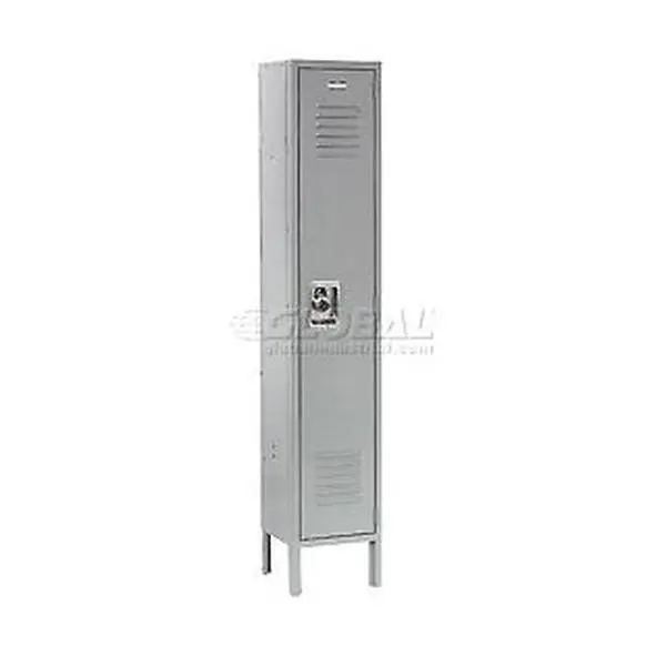 Nexel Industries IS1517KGY Ready to Assemble Single Tier & 1 Door Locker- Gray - 12 x 15 x 72 in.