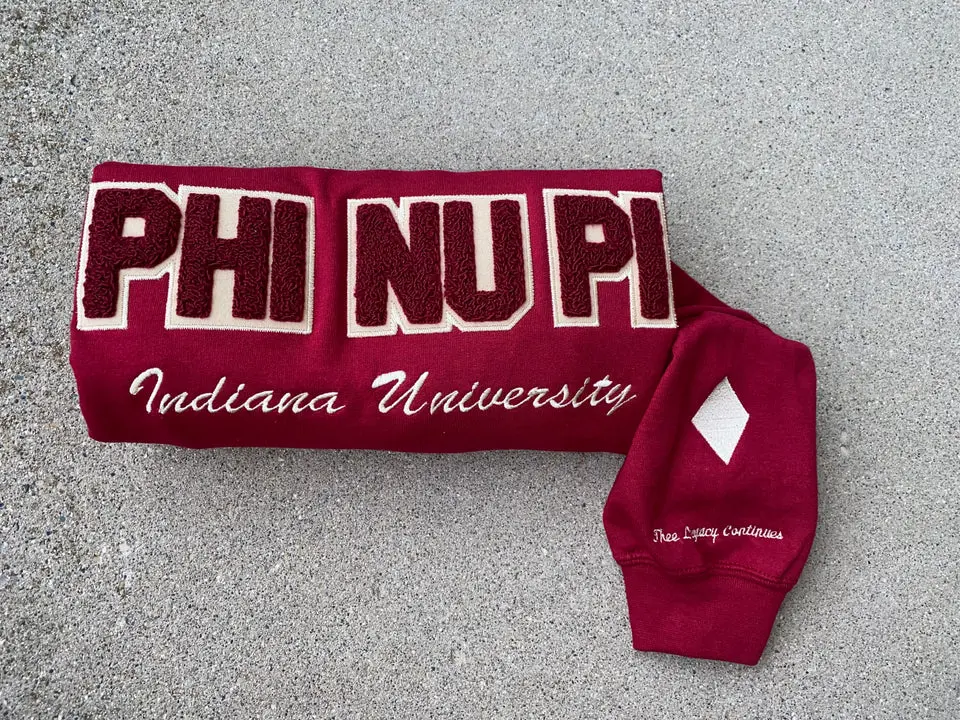 Phi Nu Pi - Kappa Chenille Crewneck