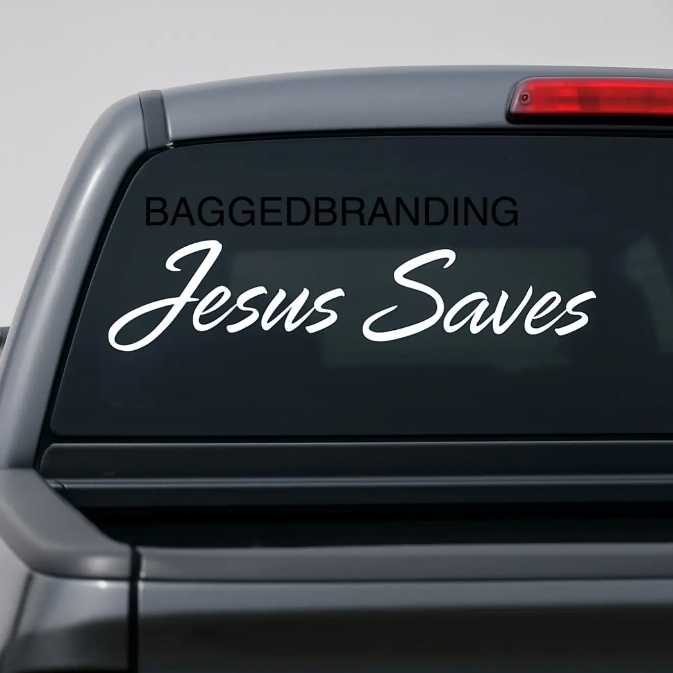 Jesus Saves Decal - Jesus- Car Sticker - Truck Decal