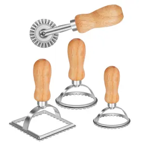 Easy Ravioli Maker Starter Kit Pasta Ravioli Mold Set for Making Homemade Dumplings Ravioli and Stamp Stuffed Pastas Tortellini Lasagna Kitchen Gadgets