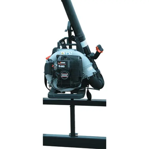 Buyers Products Backpack Blower Rack - Model No. LT20, Powder Coated with Strap for Open or Enclosed Trailers, Automotive Car Interior Rear Rack Accessory