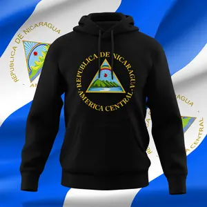 Nicaragua Black Hoodie