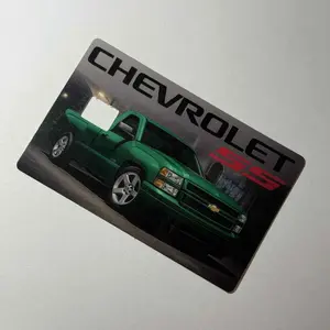 Chevrolet SS Green Truck Design Premium Quality Anime Inspired Credit Card Skin for Personalized Expression & Gift Goals