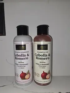 Onion and rosemary shampoo and conditioner 500ml each Alma Belleza