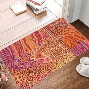 1PC Indigenous Australia Non-slip Doormat Living Room Mat Xmas Christmas decor Balcony Carpet Entrance Door Rug Home Decor