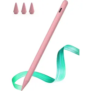 iPad Pencil 2nd Generation with Palm Rejection,  2X Fast Charge  Pencil Compatible with iPad Pro 11&12.9", iPad 10th/9th/8th/7th/6th, iPad Air 3rd/4th/5th, iPad Mini 5th/6th-Pink