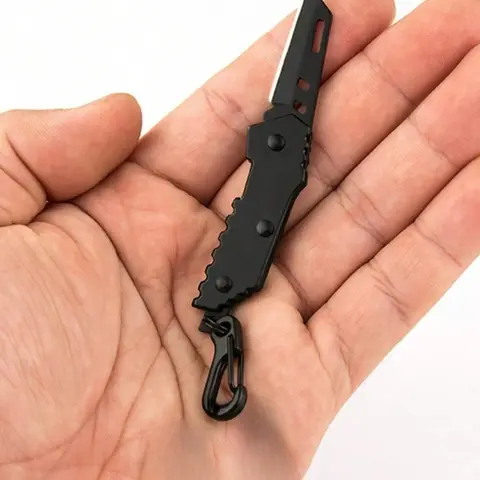 Mini Folding Knife Keychain, Multi Use Knives, Multi-Tool Keychain, Fashion Accessories for Men & Women, EDC Keychain, Portable Multipurpose Keychain, EDC Gear
