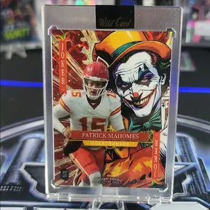2025 wild card 5 card draw Joker Patrick Mahomes /1 color match , Collectible Sports Cards