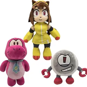 2026 New Anime Kit Gobbles Kaboodle Plush Toy Cartoon Gameoversed Stuffed Soft Toy Cute Dinosaur Robot Plushie Doll Gift