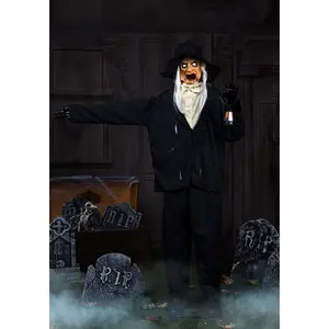 Ghastly Gravedigger Animatronic Decoration