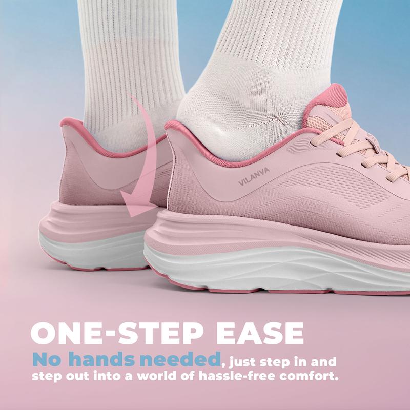 Women's Walking Shoes Cushion Comfortable Running Tennis Shoes Non-Slip Workout Gym Athletic Breathable Fashion Sneakers