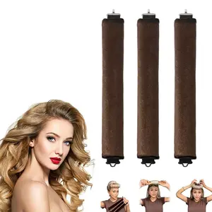 Lazy Hair Curler for Overnight Big Waves No Heat Sleep Curlers Sponge Rollers for Natural Curls Heatless Styling Tool for Ends Easy Big Waves While Sleeping Wake Up to Beautiful Curls Heat Free Curls