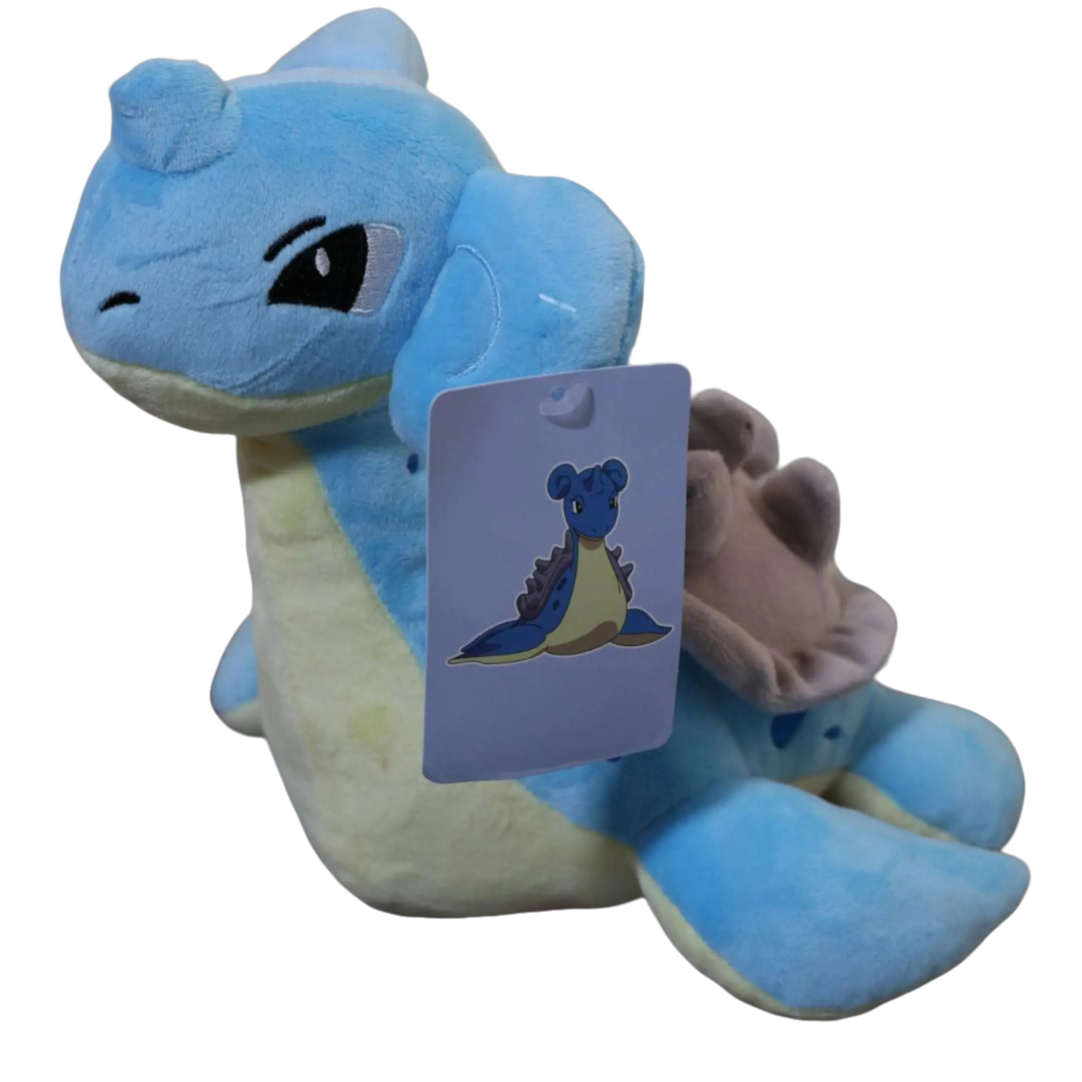 Lapras Plush - Pokémon Lapras, Soft Plush Toy, 13" Width, 9" Height, 7" Length Cuddly Stuffed Animal Soft Stuffed Dinosaur