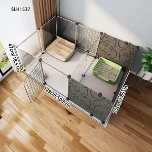 Dog Fence Pet Barrier Indoor Small Dog Teddy Corgi Pomeranian Isolation Door Protection Gate Dog House Kennel