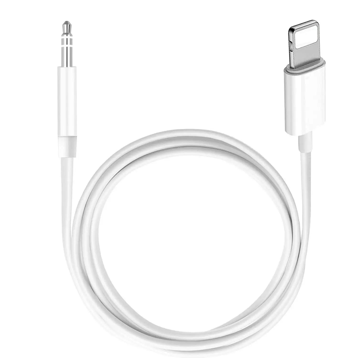 3.5mm Jack Cable Adapter, Stereo Sound Auxiliary Cable, Headphone Jack Adapter Male Head Auxiliary Cable for iPhone 14/13/12/11/XR/X/8 7, Audio & Vide