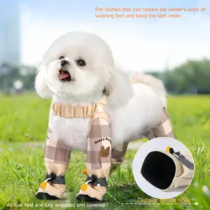 Dog Outdoor Dust-proof Pants Waterproof Dog Boot Dog Shoes Paw/Leg Protection Pants dog Clothes dog products