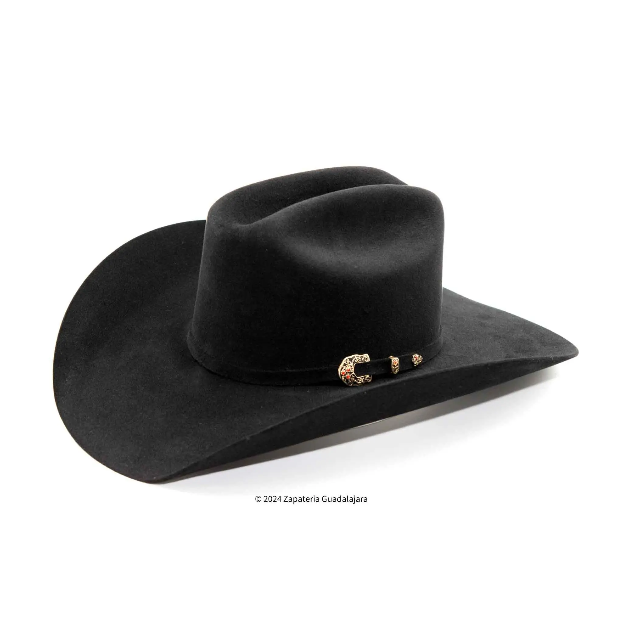 TOMBSTONE 50X ROPER BEAVER FUR BLACK HAT