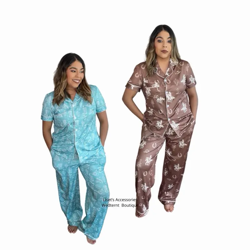 Short sleeve Western Pijama  Nightwear