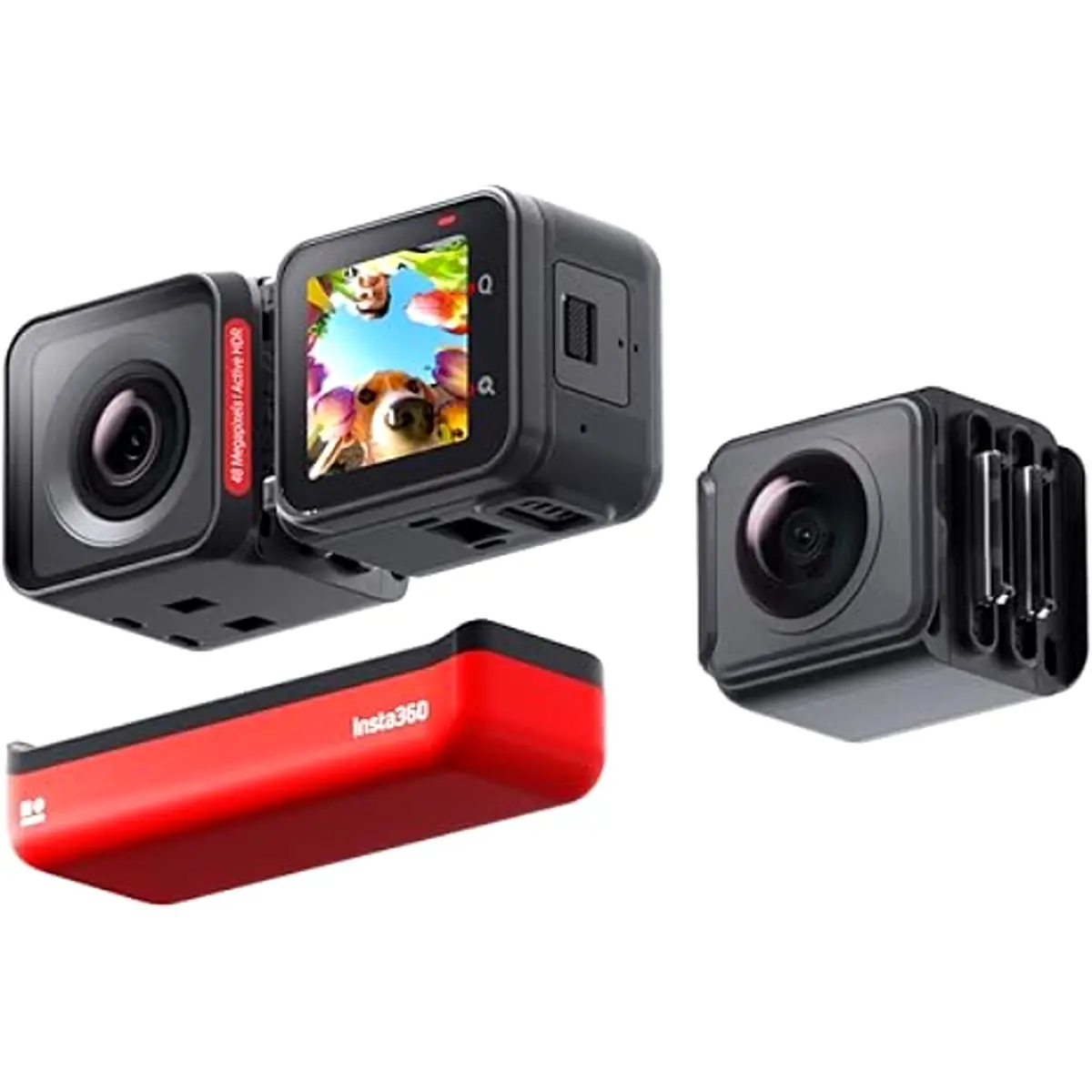 Insta360 Camera One RS Twin Edition Dual Lens Action Cam 4K Resolution 16MP Sensor for Sports Adventure Photography