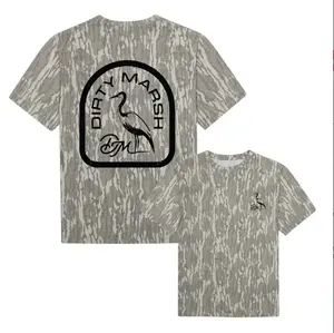 Backshore Logo Tee | Washed Out Mossy Oak Bottomland Camo