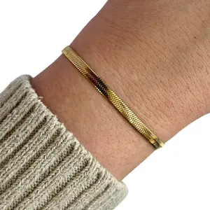 Herringbone Chain Bracelet