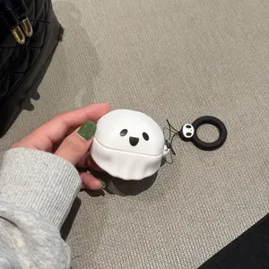 Funny Ghost Monster Earbud Case for Samsung Galaxy Buds4 Pro, Cute Creative Bluetooth-compatible Compatible Protector, Drop-Proof Couple Case
