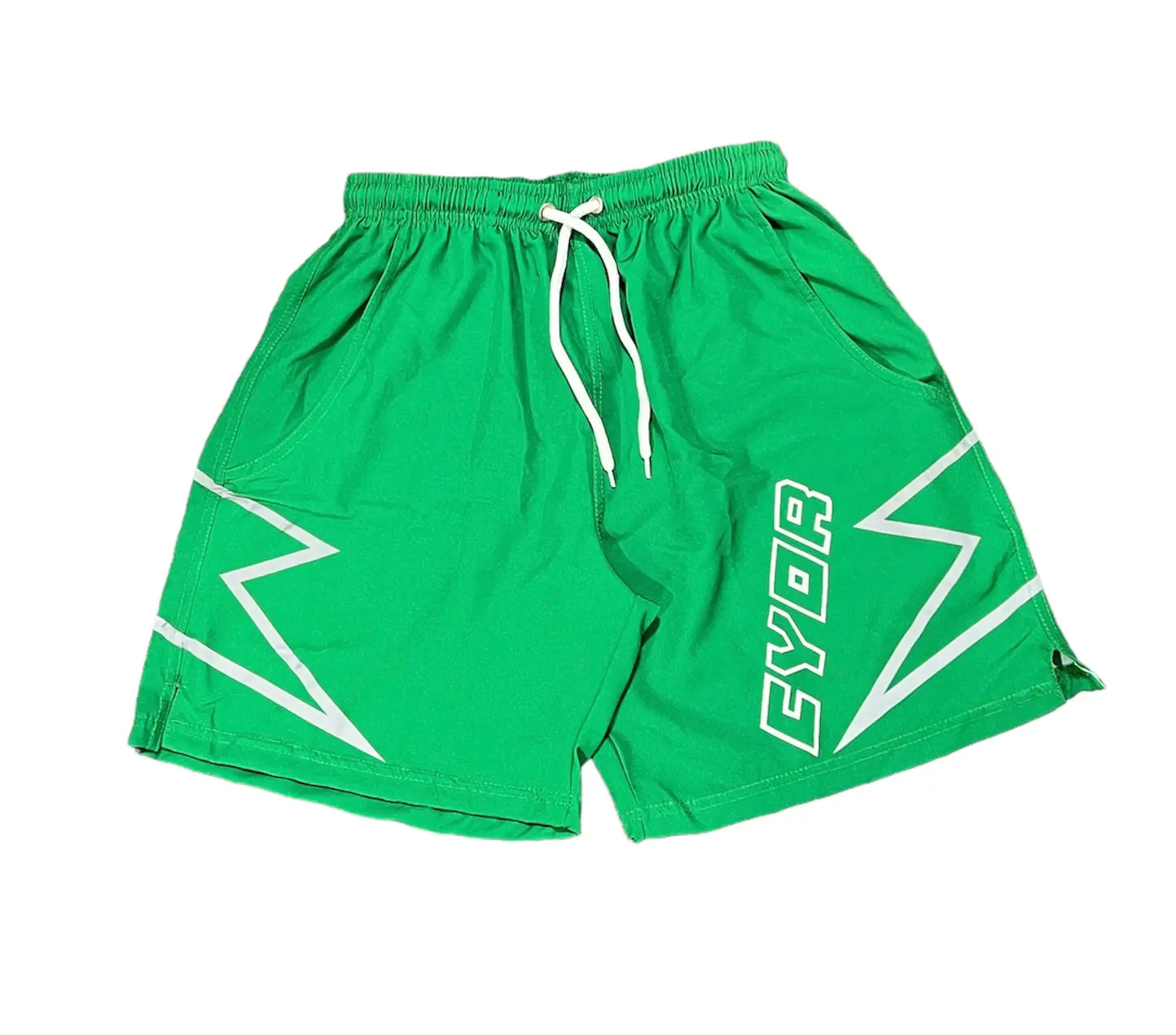 "Money Green" Volt Reflective Shorts