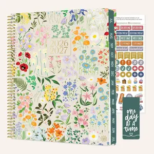2026–27 Soft Cover Planner, 8.5" x 11" | Garden Party