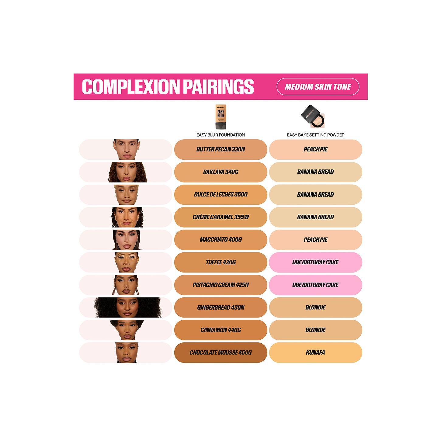 Huda Beauty Easy Blur Foundation in Creme Caramel 355W