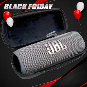For JBL Flip 3/4/5/6 EVA Speaker Case, Shockproof Protective Carrying Bag, Portable Outdoor Storage with Handle (Storage Case Only, No Speaker), Ideal Gift for 5 Important Holidays (Christmas, Halloween, Easter, Valentine's Day, Thanksgiving)