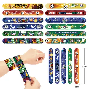Football World Cup Party Supplies Slap Bracelets