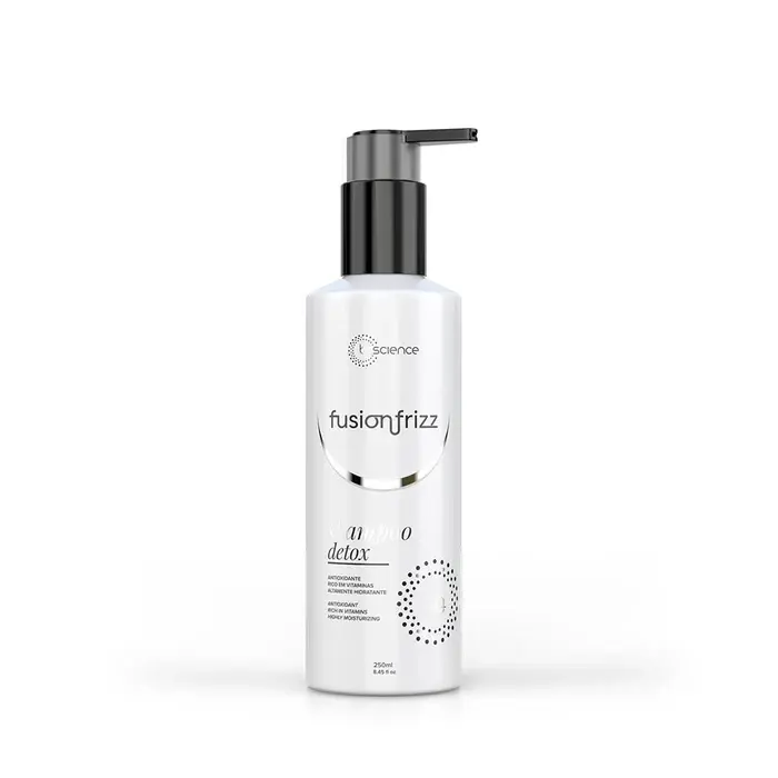 BRSCIENCE FusionFrizz Detox Shampoo – Deep Cleanse with Charcoal & Amazonian Oils