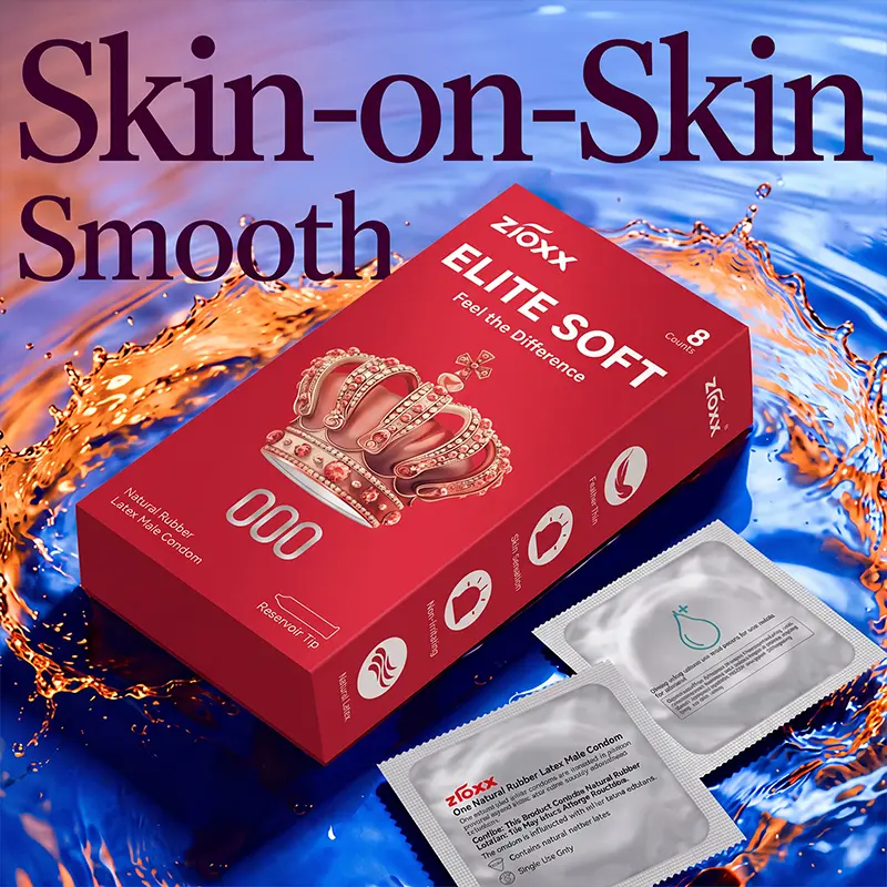 ZIOXX 000 ultra thin natural latex intimate sleeves for couples