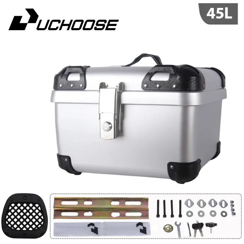 45L-Silver Round Box