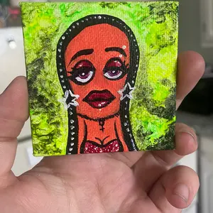Orange Angel. Mini magnet