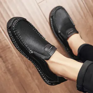 Men's Casual Leather Loafers Shoes Slip On Dress Shoes Walking Driving Moccasins