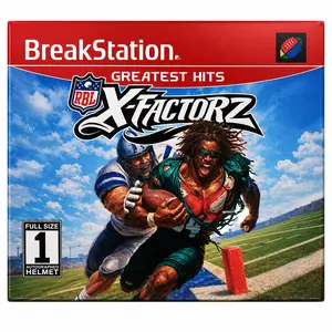 BreakStation X-Factorz FS 2025 Speedflex Authentic Autographed Helmet Collectible with COA