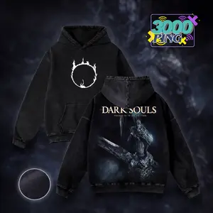 Dark Souls Mythical Knight Vintage Bootleg Inspired Wash Tee, Retro Epic Fantasy RPG Gamer Graphic Unisex T-Shirt, Y2K Medieval Lore Throwback Heavyweight Sweatshirt, Cinematic Nostalgia Oversized Streetwear Hoodie And Tank Top Apparel