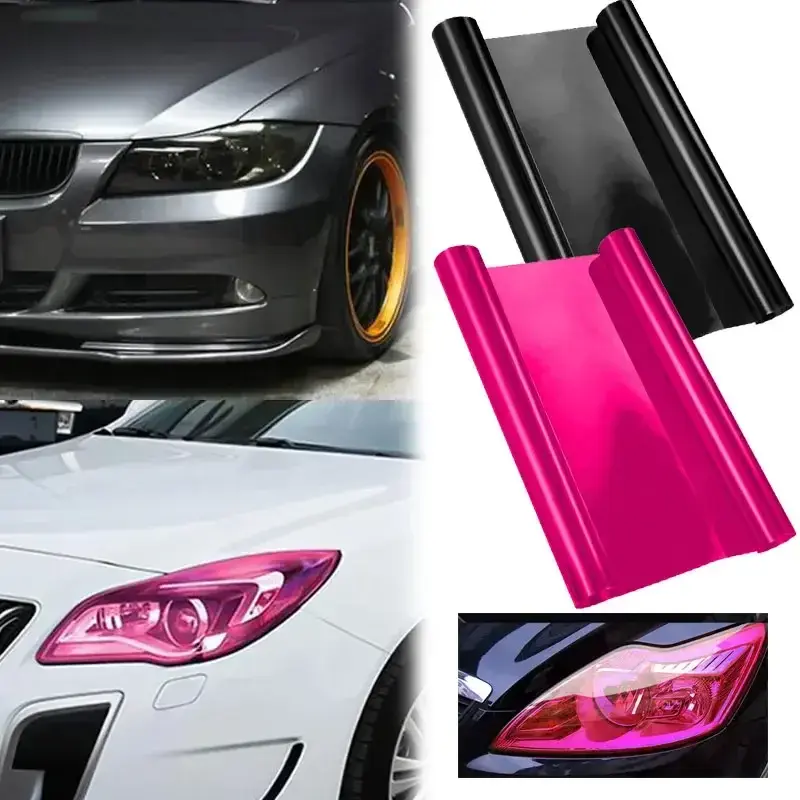 Car Headlight Tint Film Fog Light Taillight Smoke Black Tint Vinyl Film Waterproof Film Car Exterior Accessory