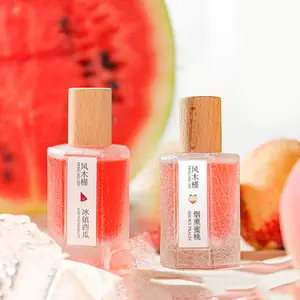 Women's Sweet Juicy Peach Eau de Toilette, Fresh Watermelon Scent, 50ML Fruity Fragrance Spray — Perfect for Daily Wear & Parties