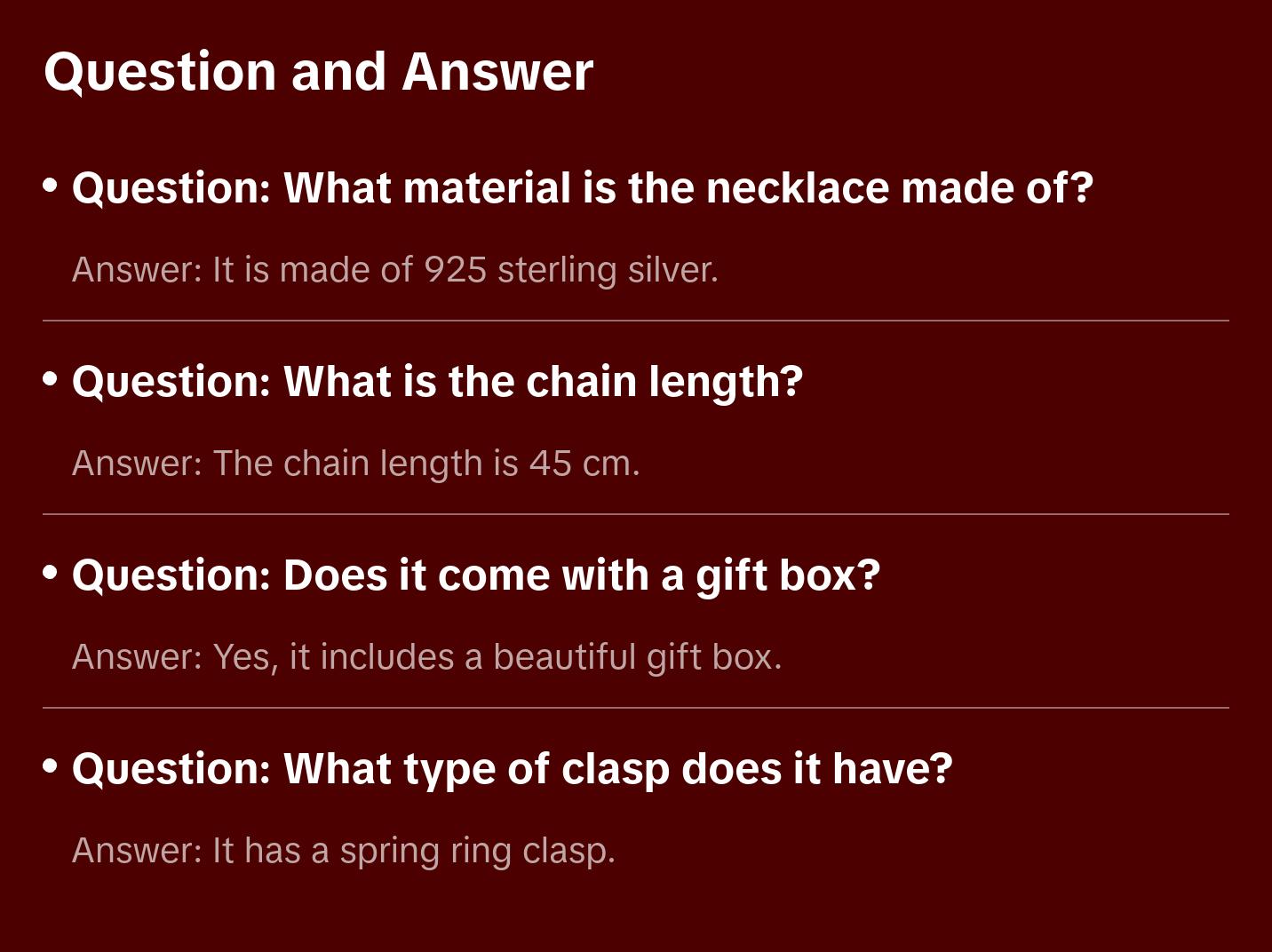 925 Sterling Silver Floral Circle Necklace for women & Girls, Fashion Jewelry, Gift Box Included