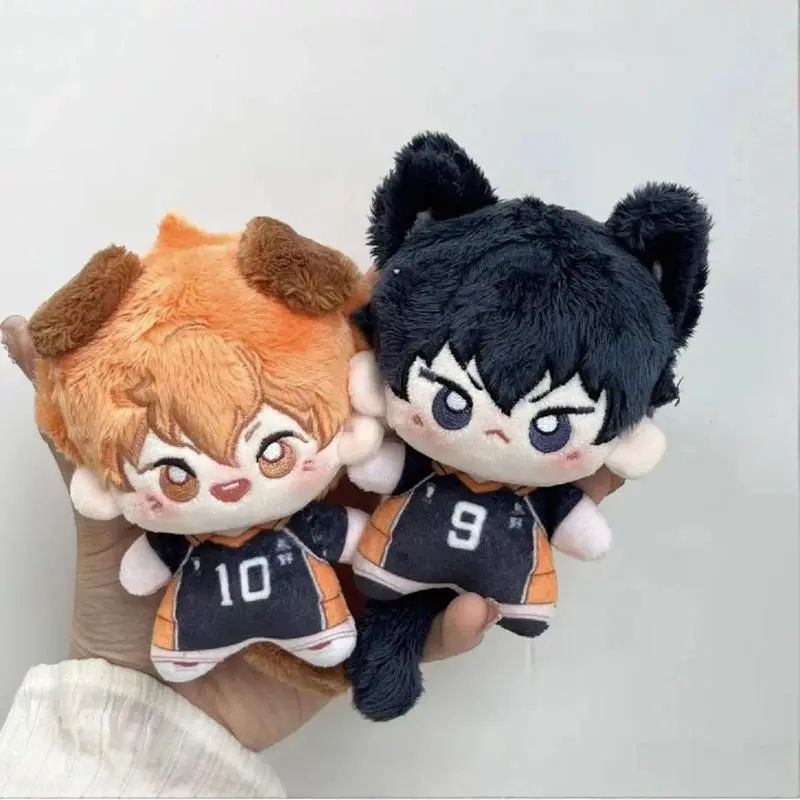 10cm Mini Anime Plush Doll Keychain Bag Pendant - 1pc Haikyuu Character Toy (Hinata Shoyo/Tobio Kageyama/Yu Nishinoya) for Volleyball Fans