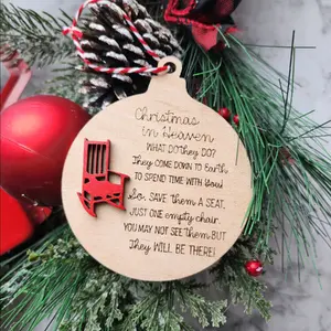 Christmas in Heaven memorial ornament